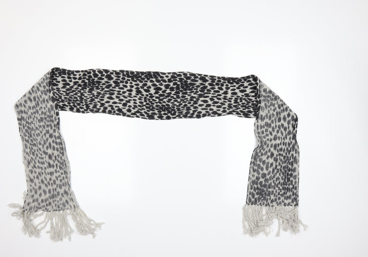 Preworn Womens Black Polka Dot   Scarf