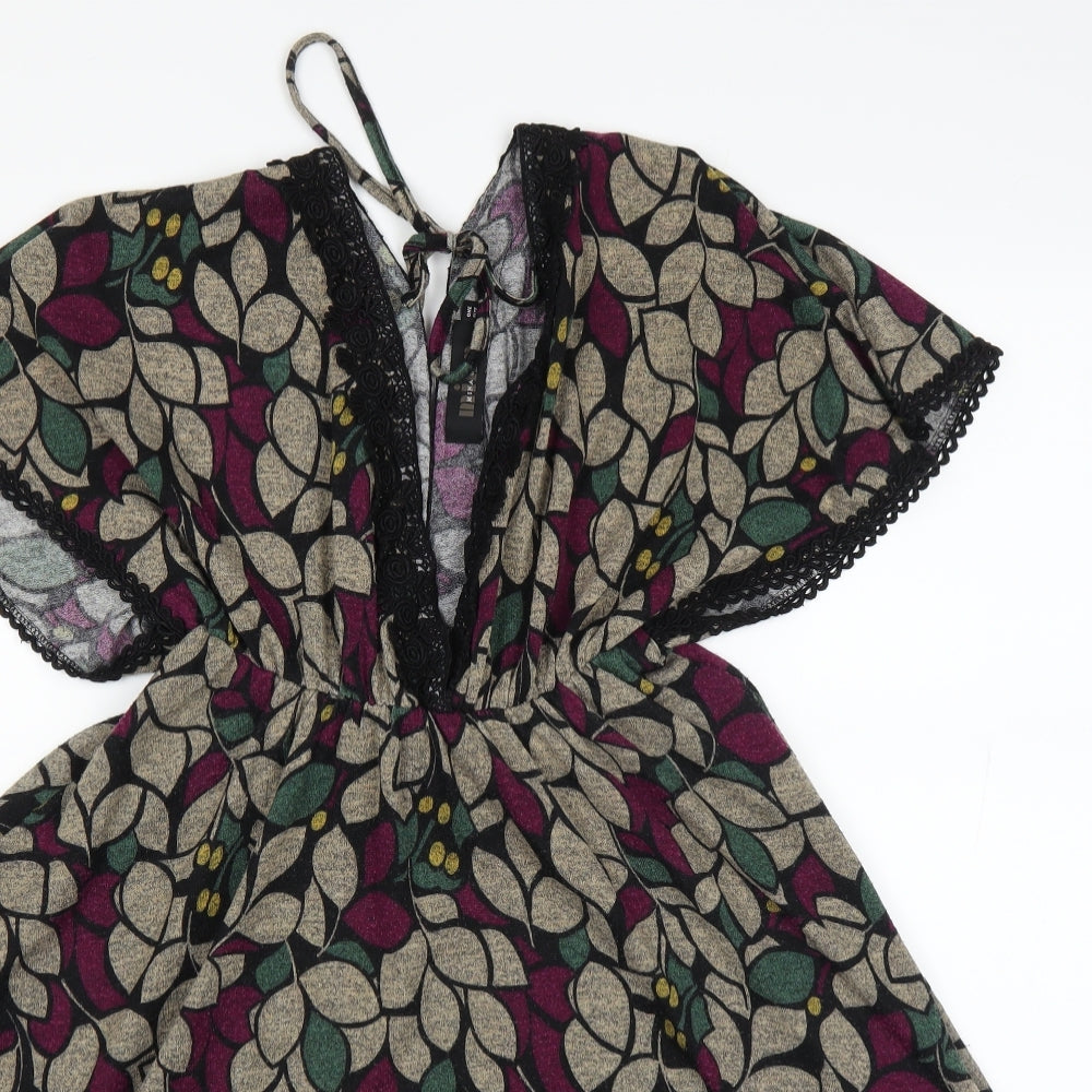 mina uk Womens Multicoloured Floral  A-Line  One Size