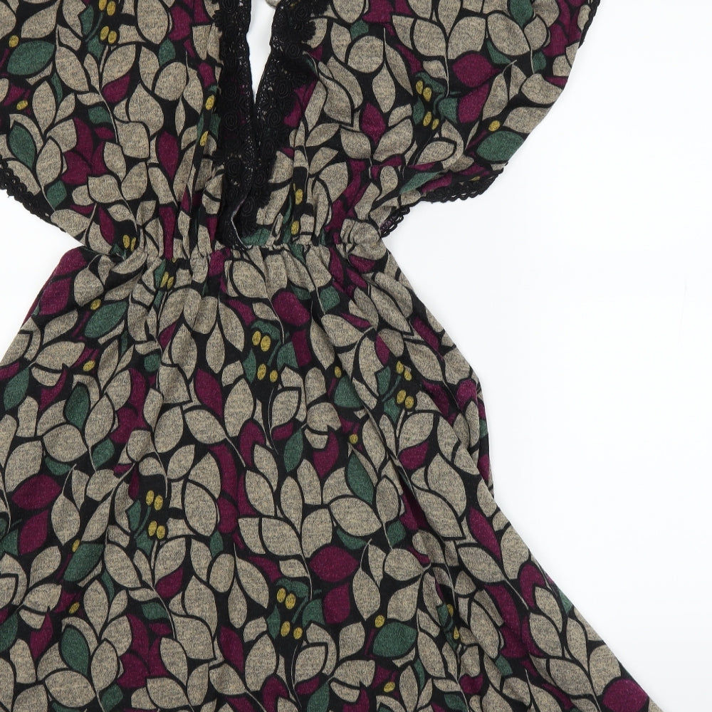 mina uk Womens Multicoloured Floral  A-Line  One Size