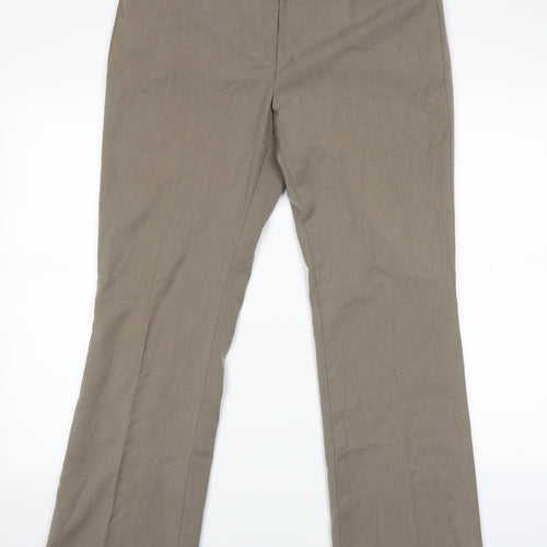 Marks and Spencer Womens Beige   Trousers  Size 14 L25 in