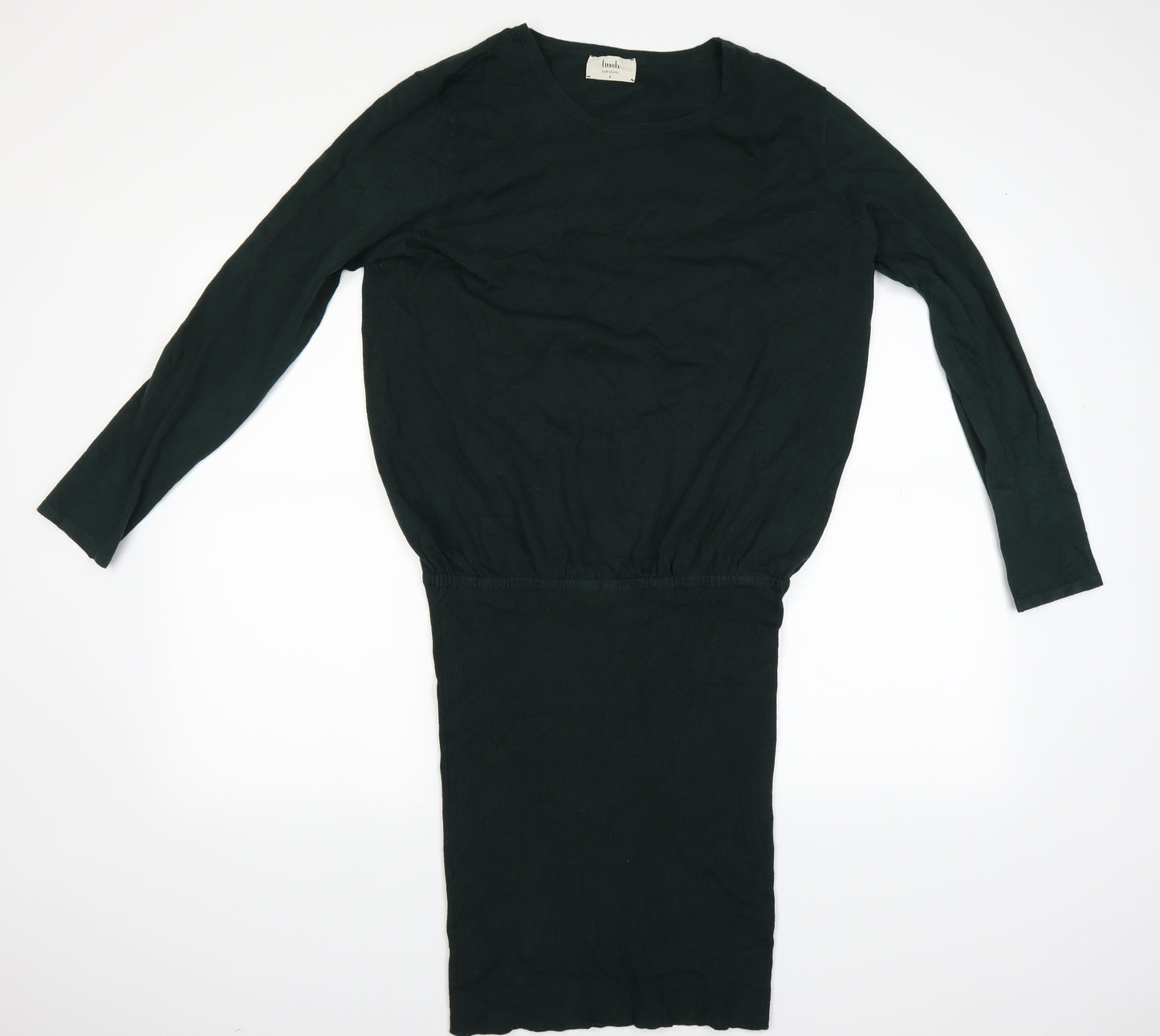 Hush Womens Green Houndstooth  Jumper Dress  Size 10