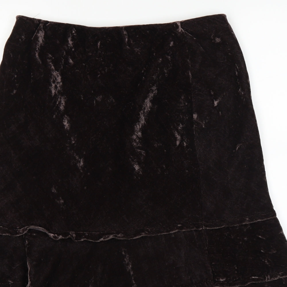 Marks and Spencer Womens Black   Skater Skirt Size 10