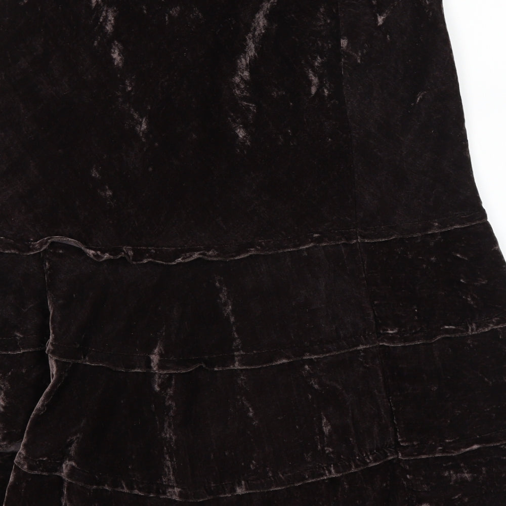 Marks and Spencer Womens Black   Skater Skirt Size 10
