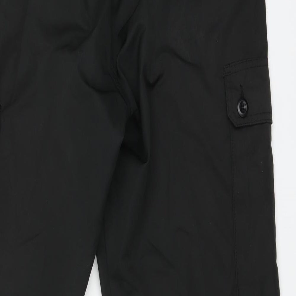 Preworn Mens Black   Cargo Trousers Size 34 L26 in