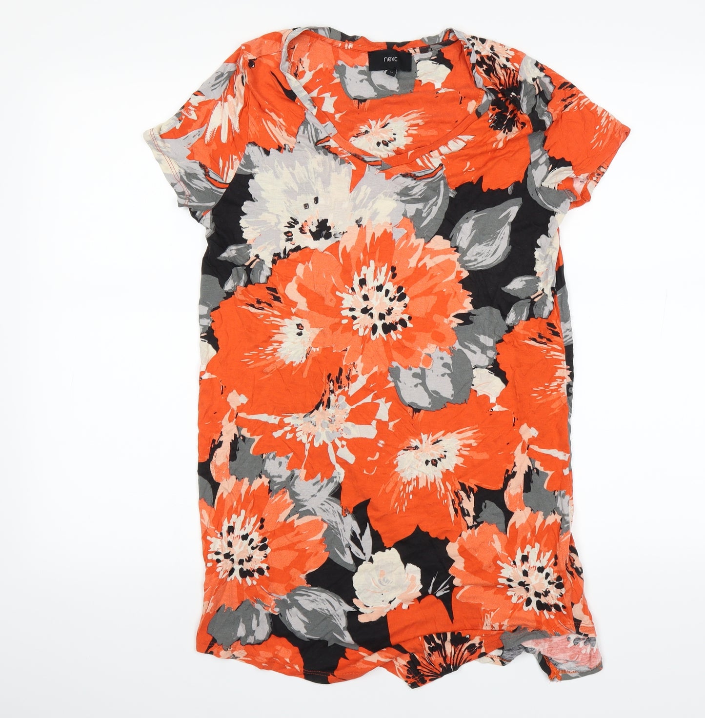 NEXT Womens Red Floral  Basic T-Shirt Size 12