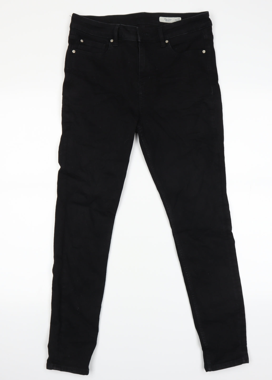 Marks and Spencer Womens Black   Skinny Jeans Size 12 L26 in