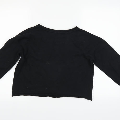 River Island Womens Black   Pullover Sweatshirt Size 10