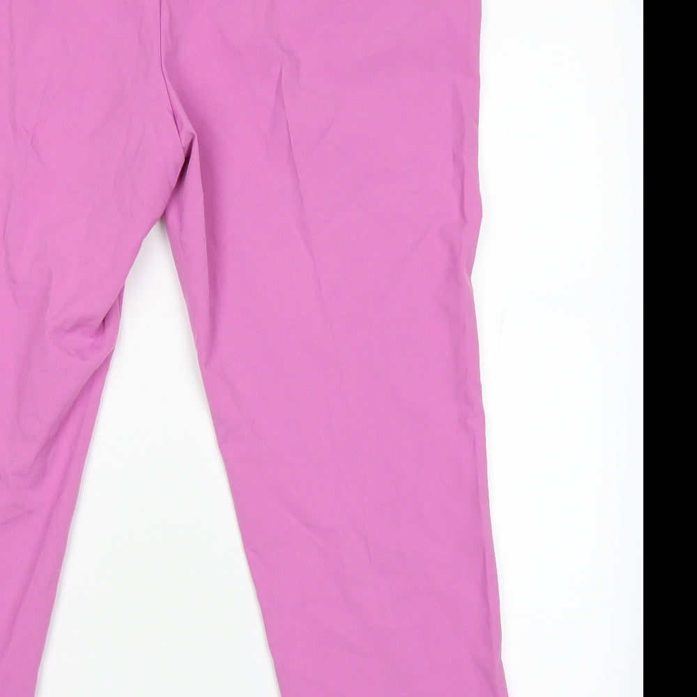 Marks and Spencer Womens Pink    Trousers Size 20 L22 in