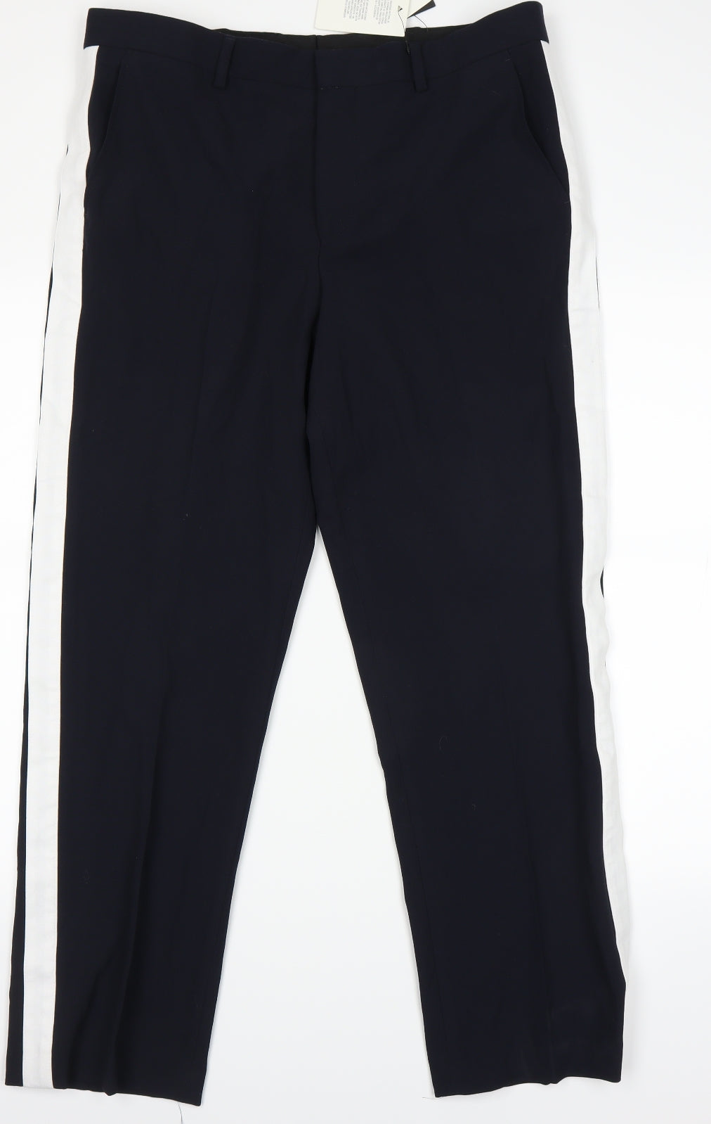 ASOS Womens Blue   Trousers  Size 14 L28.5 in