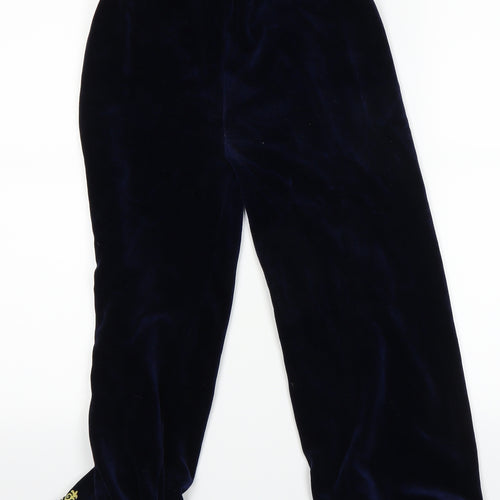 BOB Womens Blue Floral  Sweatpants Trousers Size 10 L20 in