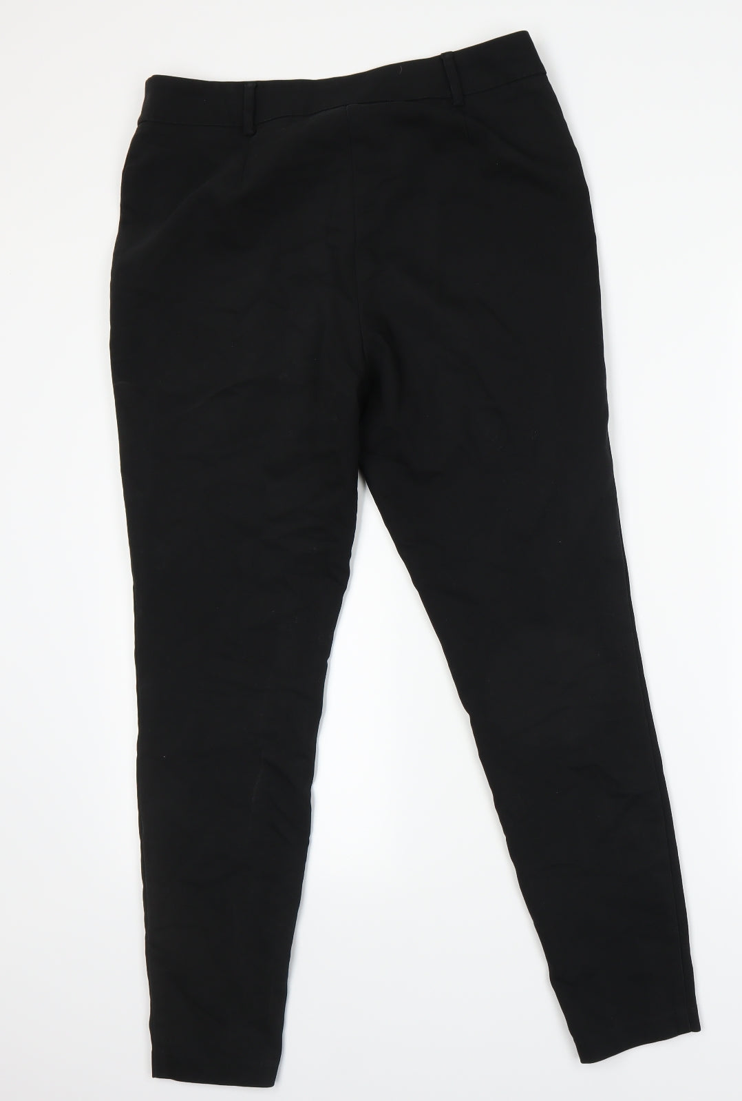 Papaya Womens Black   Trousers  Size 12 L23 in