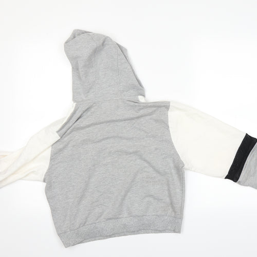 Maniere De Voir Womens Multicoloured Colourblock  Pullover Hoodie Size 10