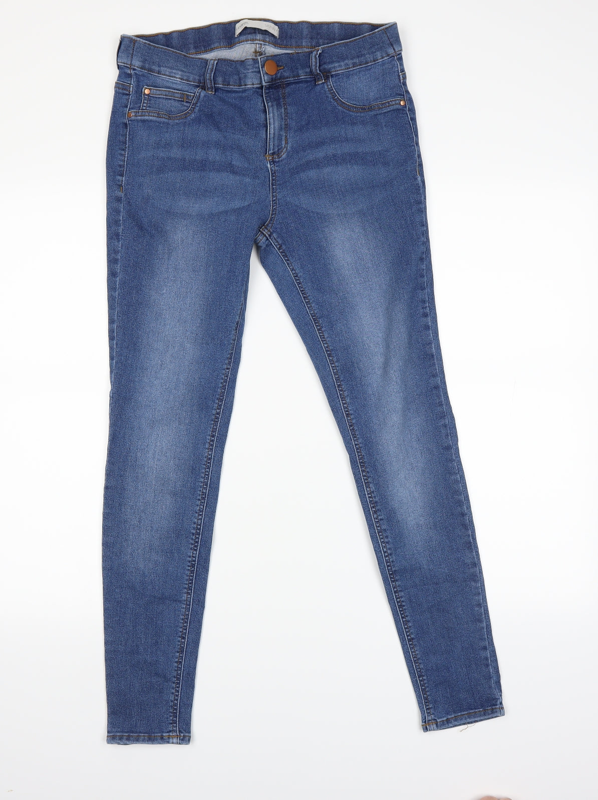 George Womens Blue   Skinny Jeans Size 14 L25 in