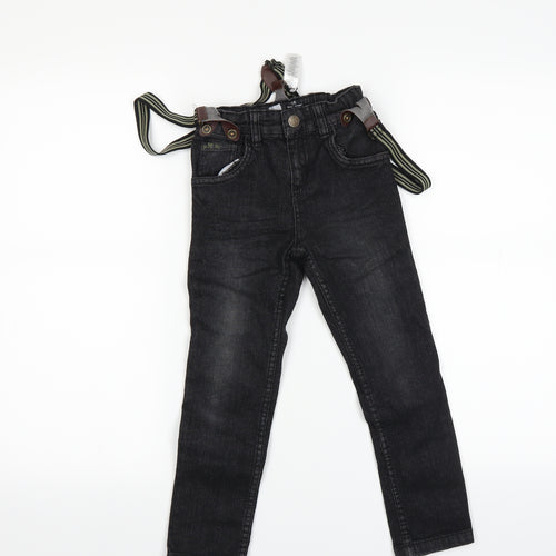Lupilu Boys Black   Straight Jeans Size 5-6 Years