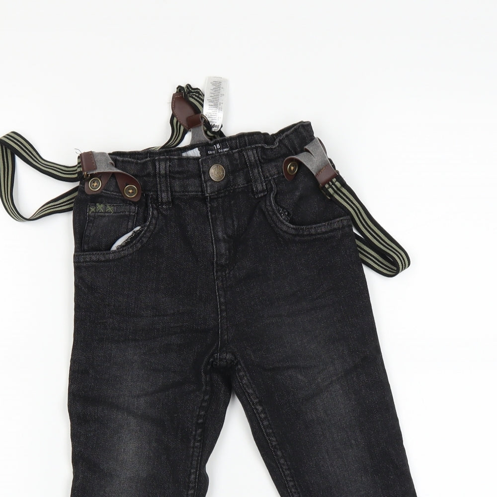 Lupilu Boys Black   Straight Jeans Size 5-6 Years