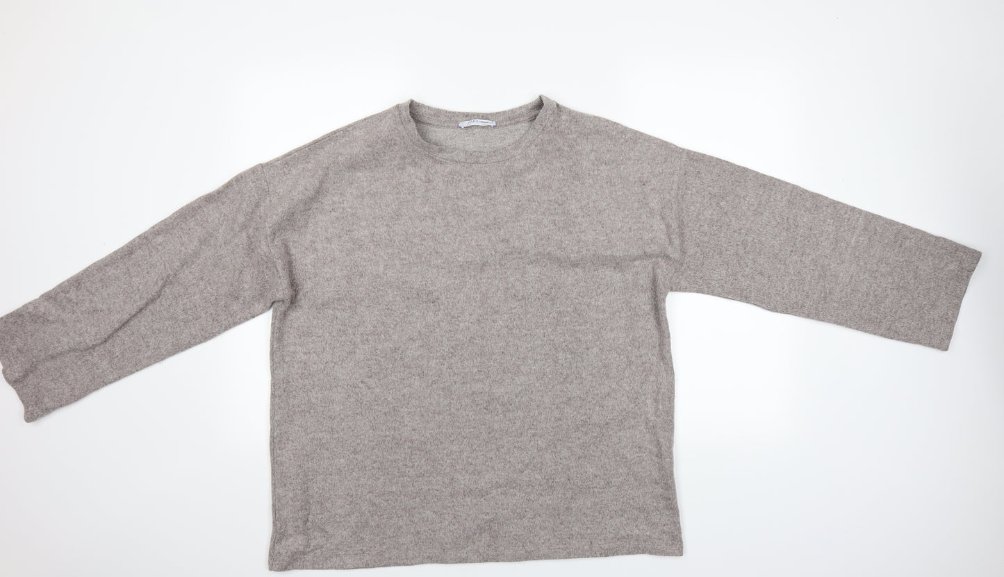 Zara Mens Purple    Jumper Size L