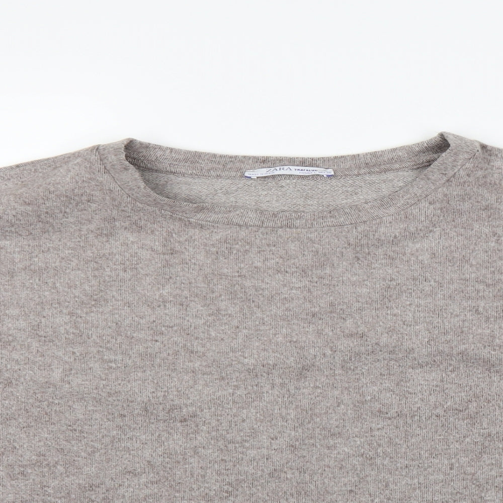 Zara Mens Purple    Jumper Size L