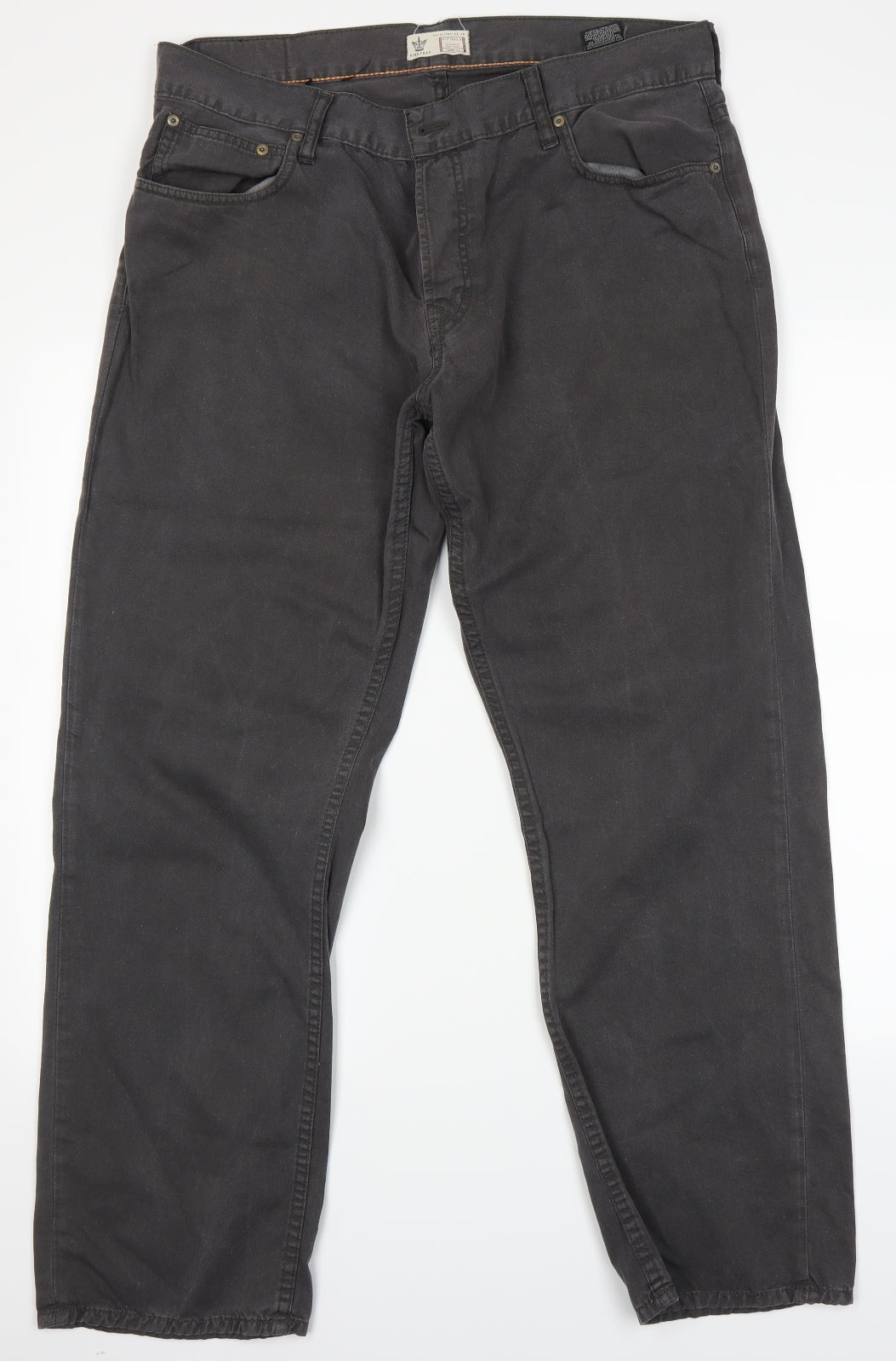 Firetrap Mens Grey   Straight Jeans Size 36 L32 in