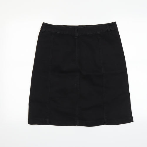George Womens Black   Skater Skirt Size 14