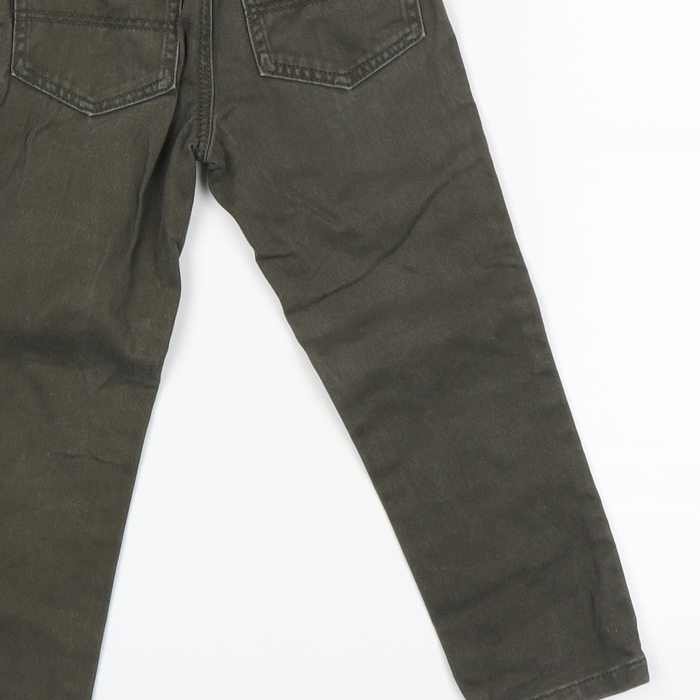Primark Boys Green   Straight Jeans Size 4-5 Years