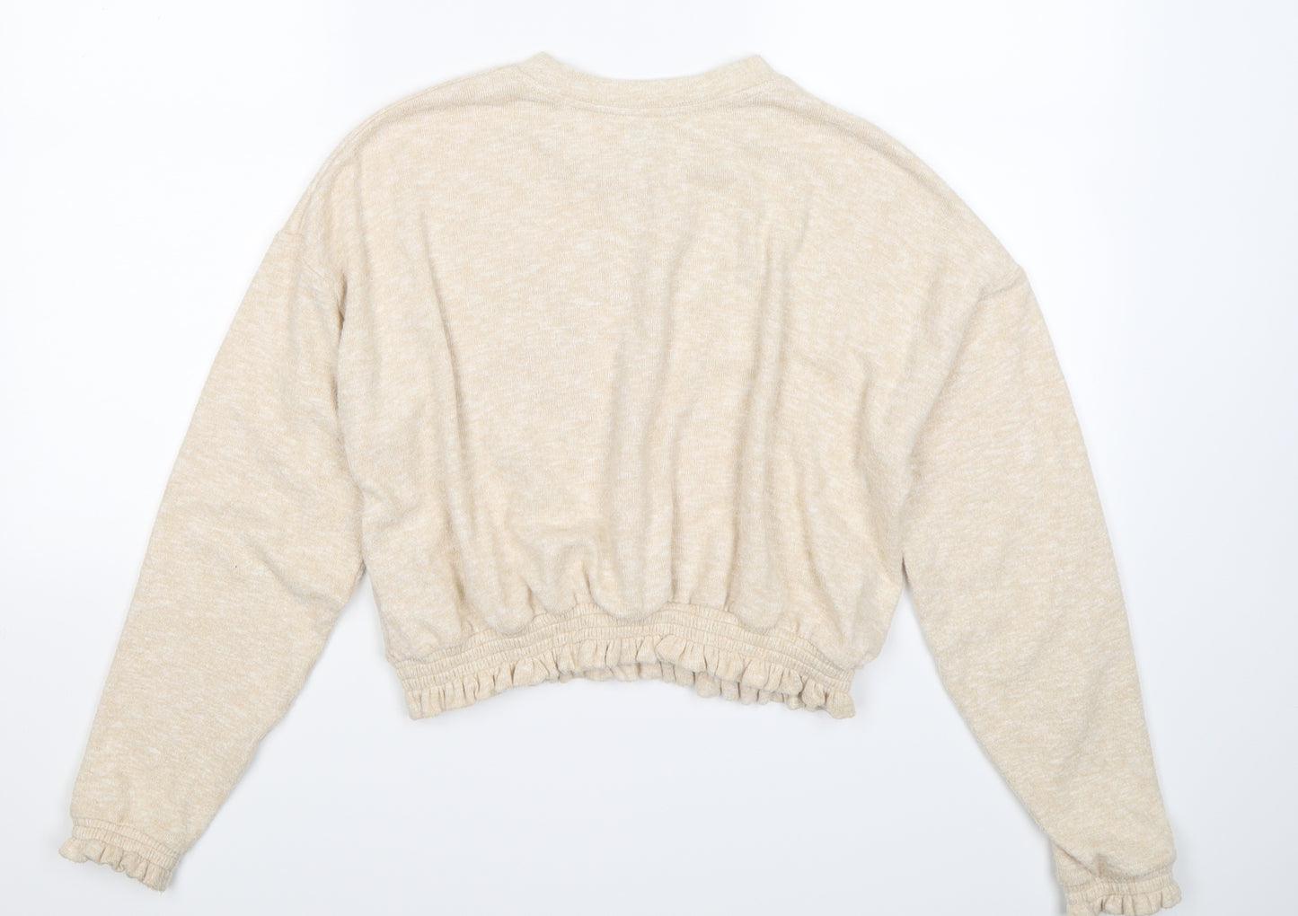 River Island Girls Beige   Pullover Jumper Size 11-12 Years  - cropped