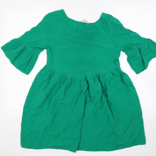 Brave Soul Womens Green   Tunic T-Shirt Size S