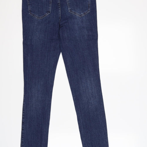 NEXT Womens Blue  Denim Skinny Jeans Size 10 L32.5 in - extra long leg