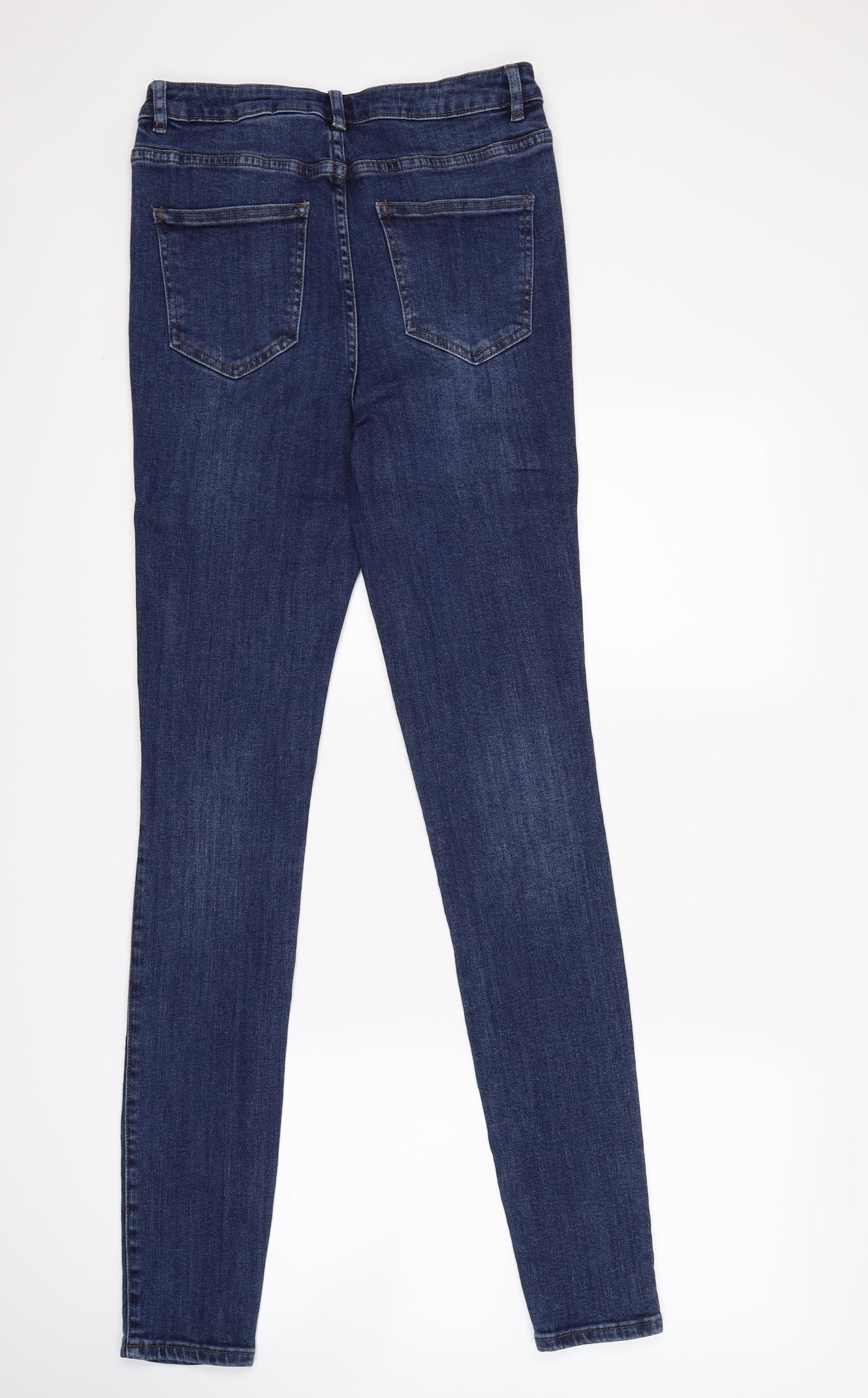 NEXT Womens Blue  Denim Skinny Jeans Size 10 L32.5 in - extra long leg