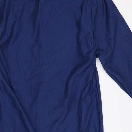 Marks and Spencer Womens Blue Striped  Top Nightshirt Size L