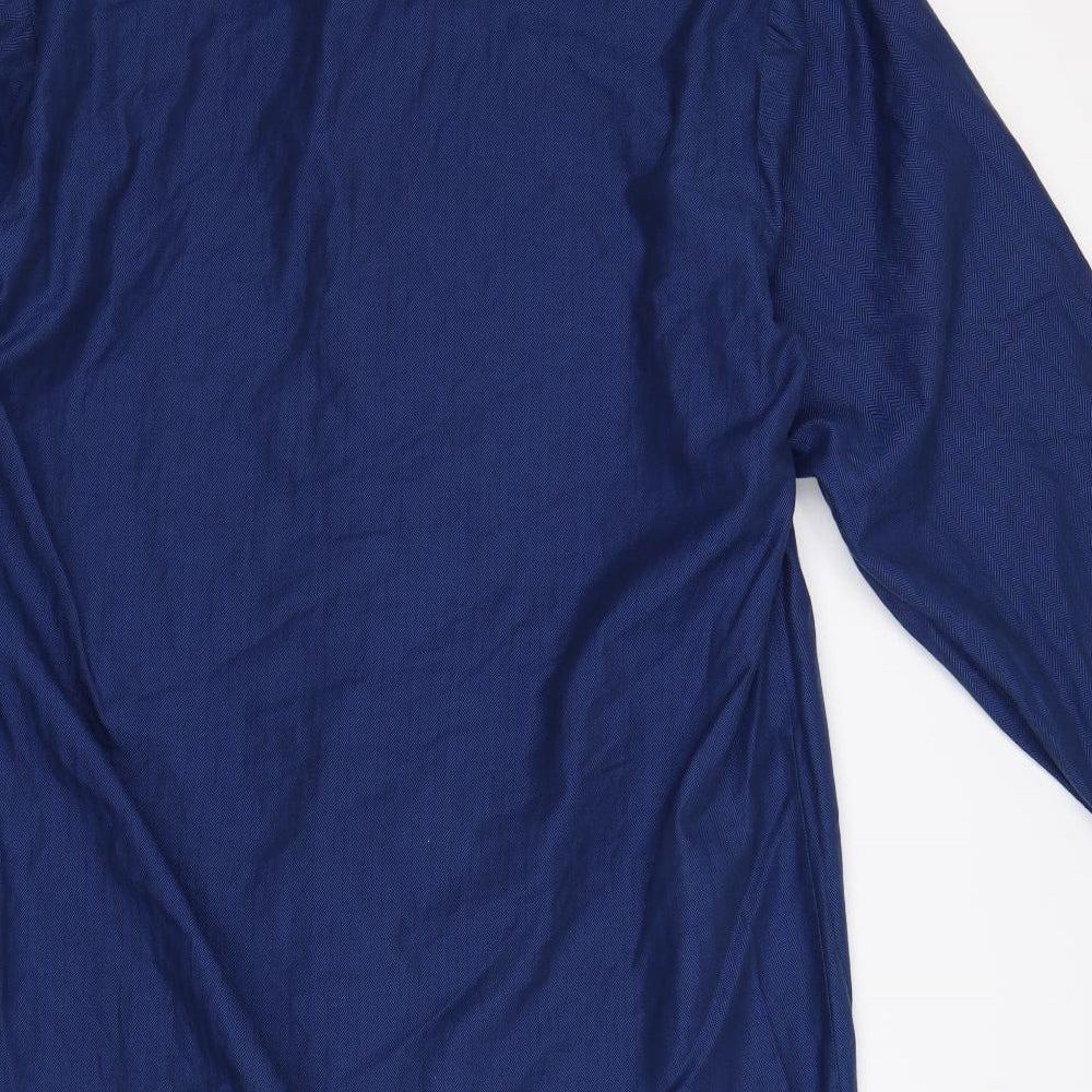 Marks and Spencer Womens Blue Striped  Top Nightshirt Size L