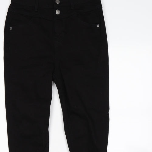 Red Herring Womens Black  Denim Skinny Jeans Size 12 L25 in - waist enhancer. Carly