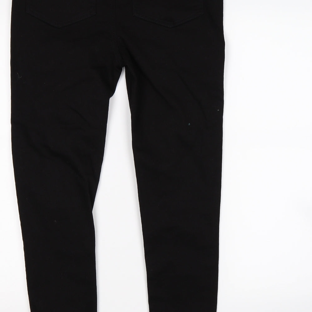 Red Herring Womens Black  Denim Skinny Jeans Size 12 L25 in - waist enhancer. Carly