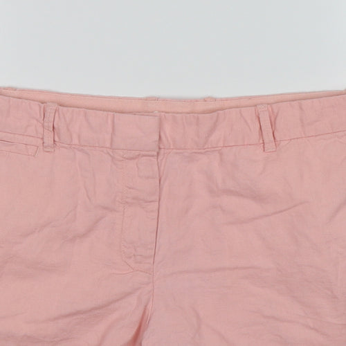 Gap Womens Pink  Elastane Cut-Off Shorts Size L - Boyfriend Fit