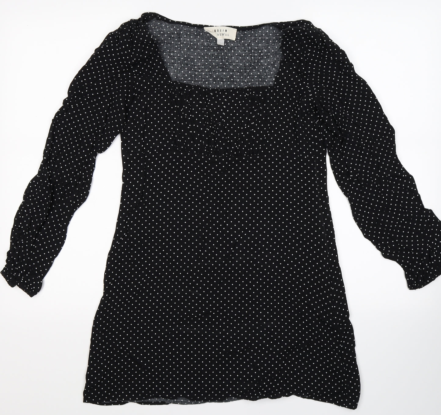Urban renewal Womens Black Polka Dot  A-Line  Size M