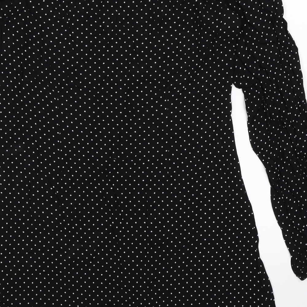 Urban renewal Womens Black Polka Dot  A-Line  Size M