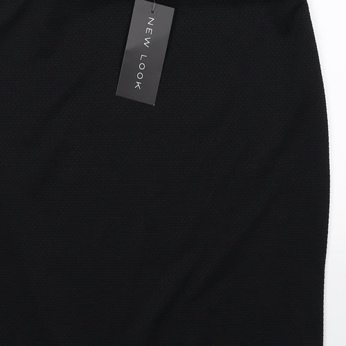 New Look Womens Black   Wrap Skirt Size 10