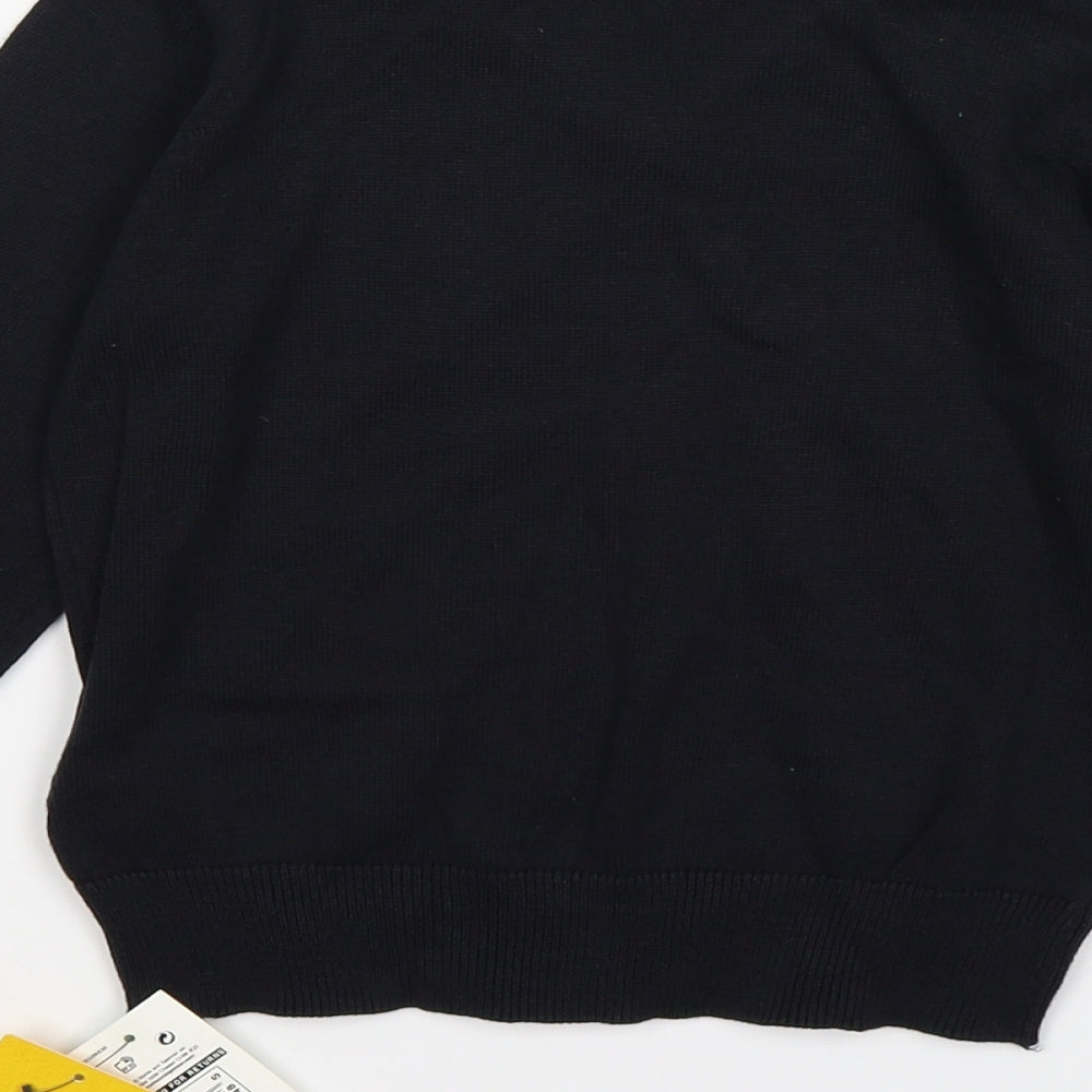 Marks and Spencer Boys Blue  Knit Pullover Jumper Size 4-5 Years  - schoolw ear