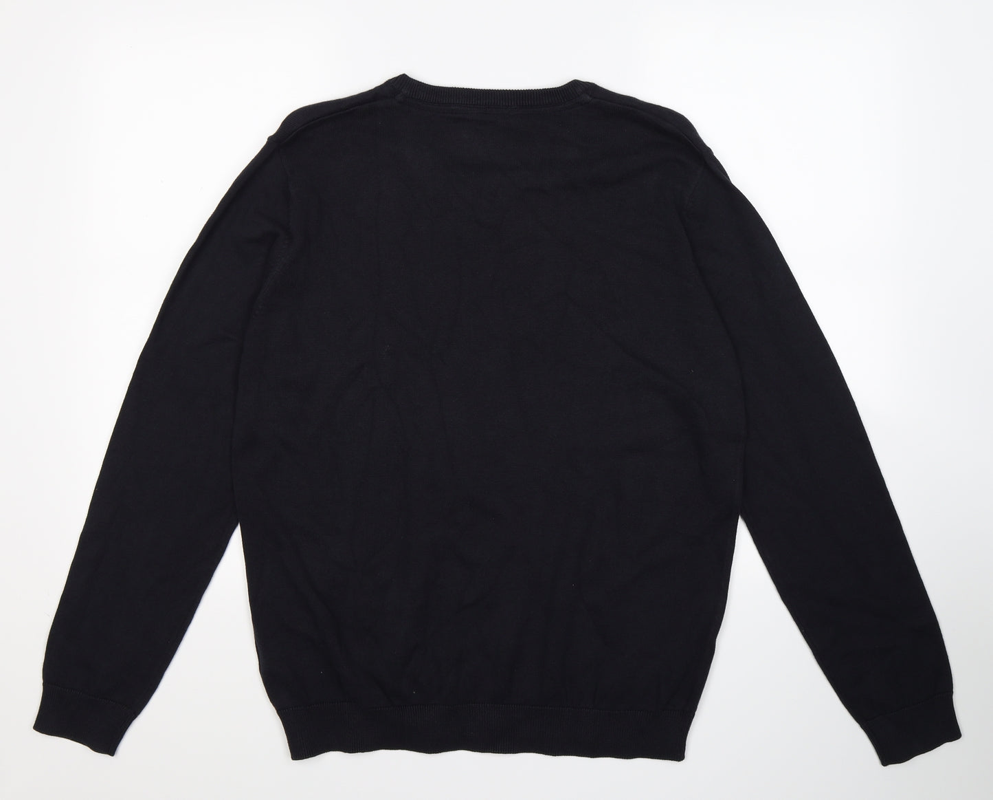 Marks and Spencer Boys Blue  Knit Pullover Jumper Size 16 Years  - school wear
