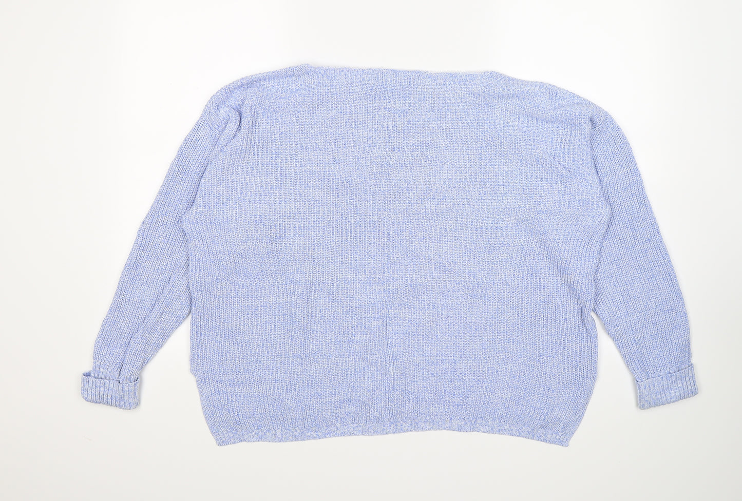Marks and Spencer Womens Blue  Knit Pullover Jumper Size L