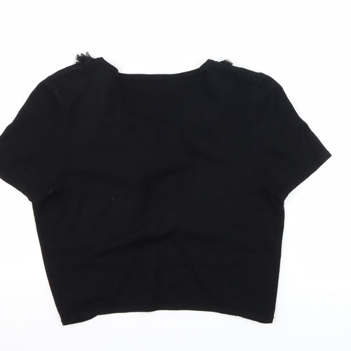 Debenhams Womens Black   Shrug Jumper Size 12