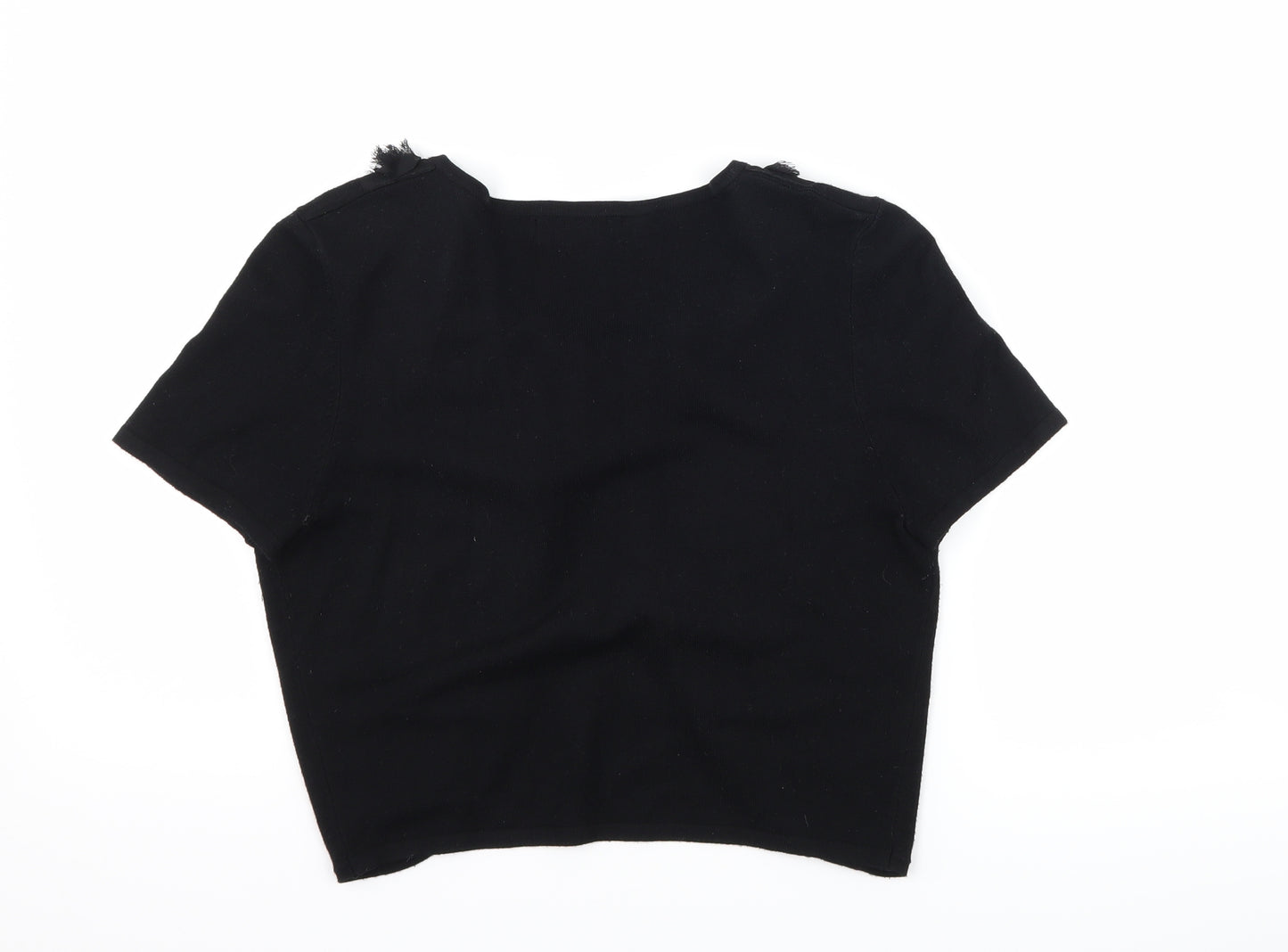 Debenhams Womens Black   Shrug Jumper Size 12