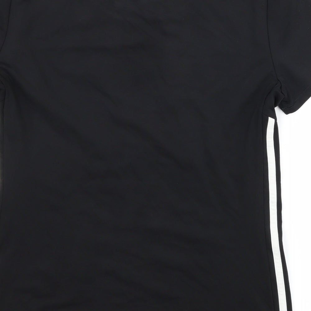 adidas Boys Black   Basic T-Shirt Size 12-13 Years