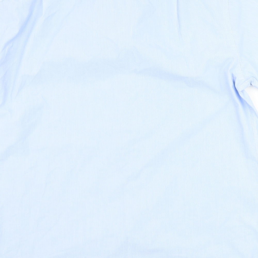 Marks and Spencer Mens Blue    Dress Shirt Size 15.5