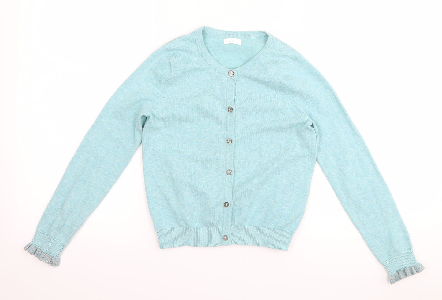 NEXT Girls Blue   Cardigan Jumper Size 7 Years