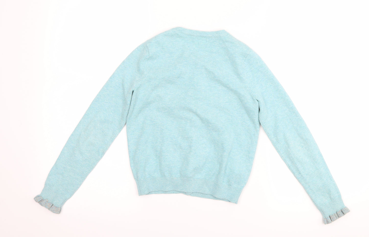 NEXT Girls Blue   Cardigan Jumper Size 7 Years
