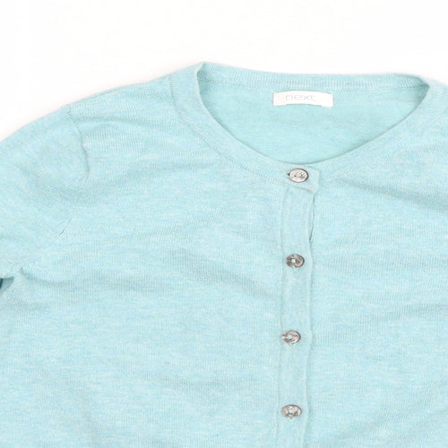 NEXT Girls Blue   Cardigan Jumper Size 7 Years
