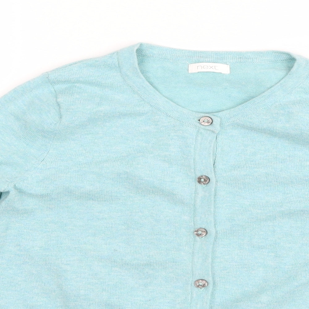NEXT Girls Blue   Cardigan Jumper Size 7 Years