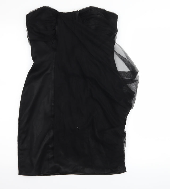 Lipsy Womens Black   Bodycon  Size 10