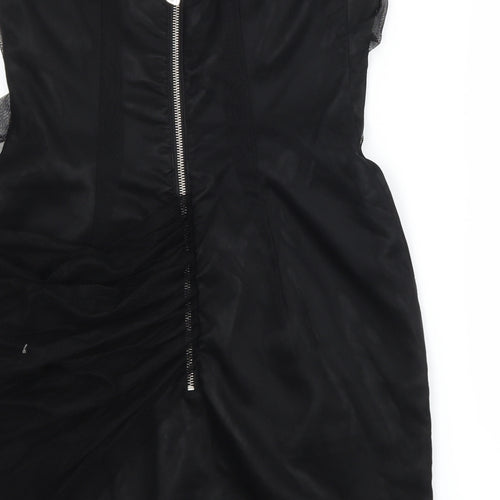 Lipsy Womens Black   Bodycon  Size 10