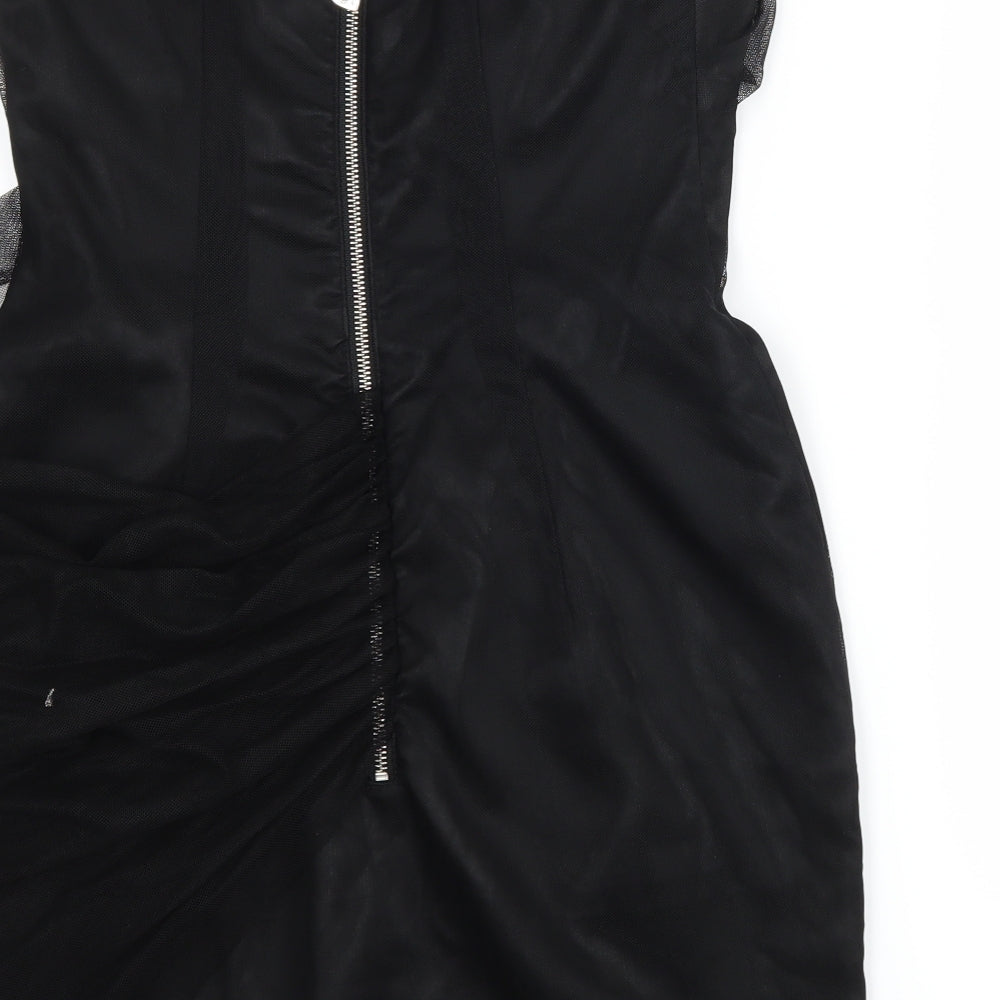 Lipsy Womens Black   Bodycon  Size 10